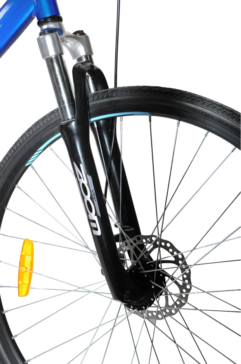 Ammaco Road Runner Pro D Plus 700c Sports Hybrid Blue-6